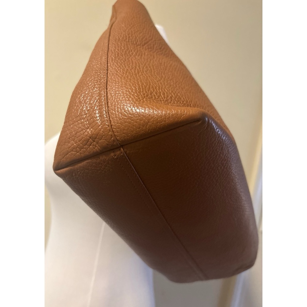 Cuyana Small Structured Leather Tote in Caramel / Blush ~ Monogram - Picture 11 of 11